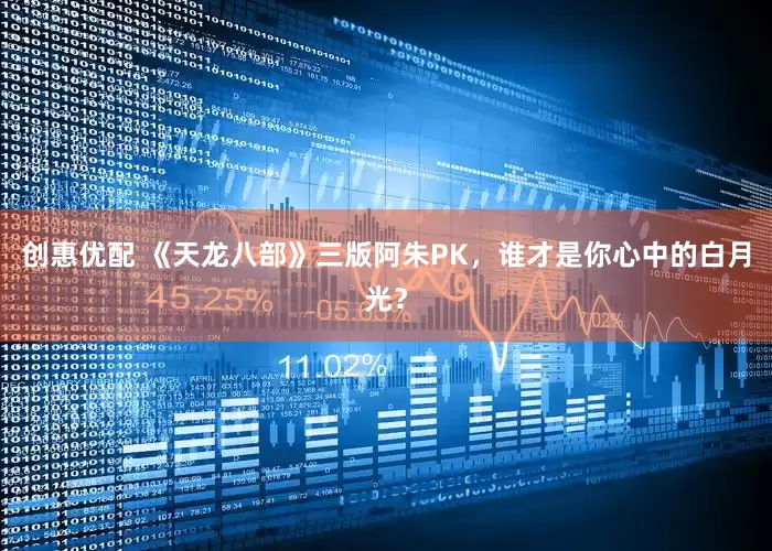 创惠优配 《天龙八部》三版阿朱PK，谁才是你心中的白月光？
